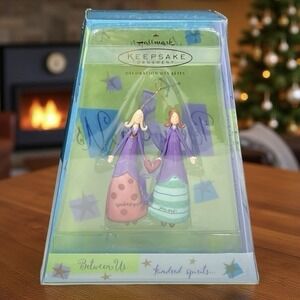 Hallmark Keepsake Ornament Kindred Spirits You and I Friend Kristina‎ Kline 2002